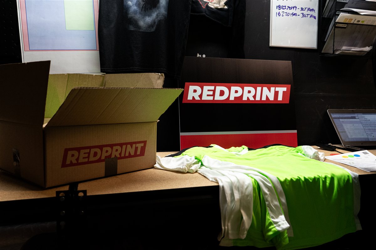 RedPrint online pop-up shop apparel